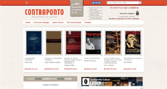 Desktop Screenshot of contrapontoeditora.com.br