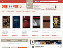 Tablet Screenshot of contrapontoeditora.com.br
